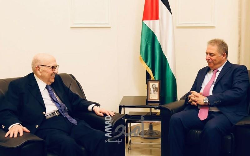 "دبور" يطلع الأمين العام المساعد للجامعة العربية على الاعتداءات الإسرائيلية بحق الشعب الفلسطيني