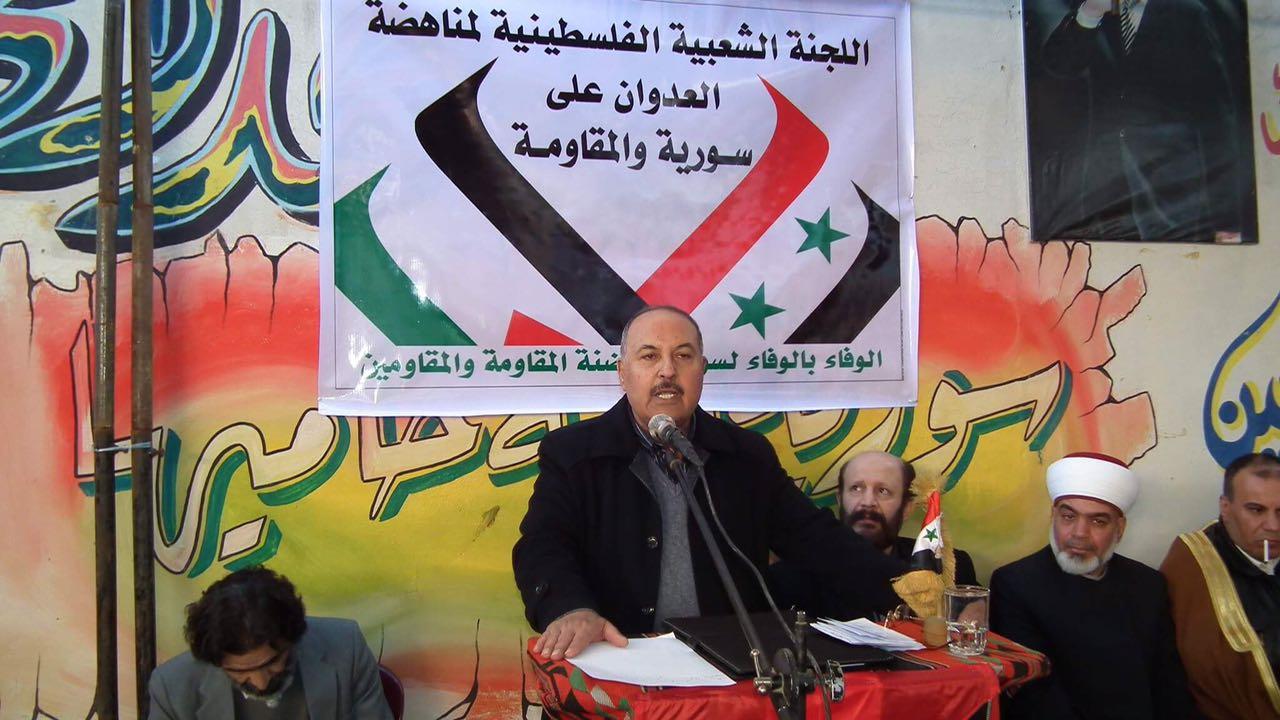 عبد المجيد يؤكّد: استمرار الوفاء للشعب العربي السوري الذي قدم الدماء من أجل فلسطين واحتضن المقاومة