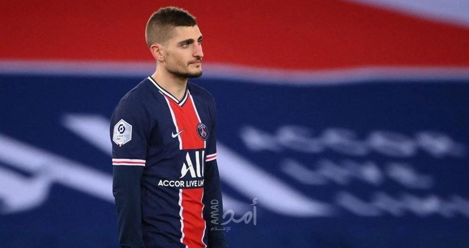 باريس سان جيرمان يعلن إصابة فيراتي بفيروس "كورونا"
