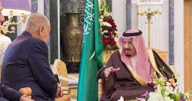 الملك سلمان وأبو الغيط