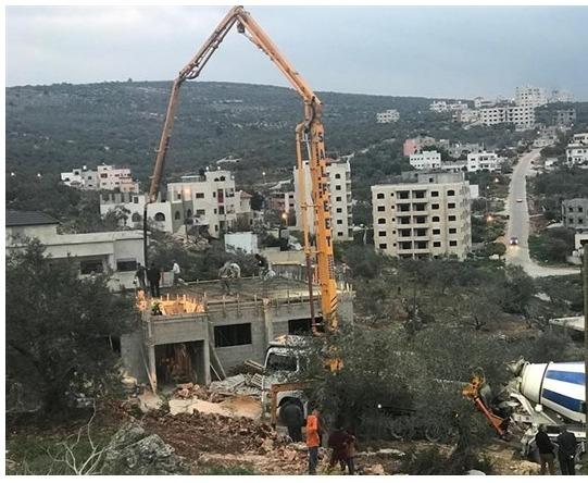 حركة فتح وبلدية سلفيت تشرعان في بناء مسكن لذوي الشهداء