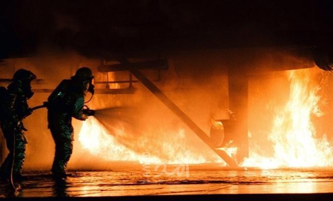 جنين: 3 إصابات في صفوف الدفاع المدني خلال محاولة منع شاب من احراق نفسه