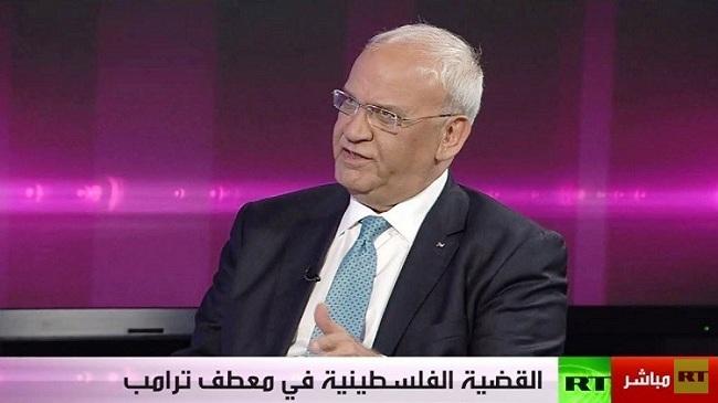 عريقات: نقوم بخطوات استباقية لمنع كارثة نقل السفارة الأمريكية إلى القدس