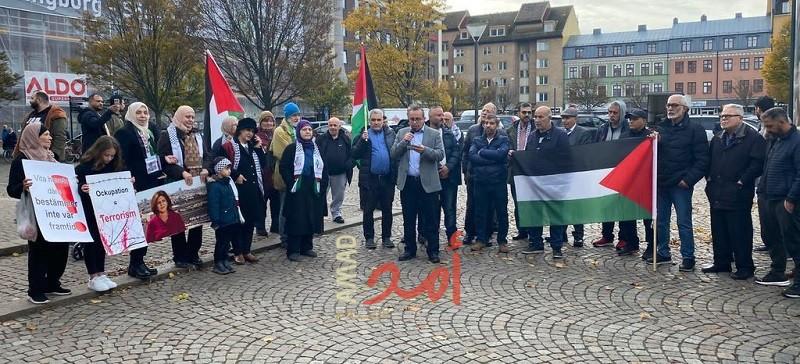السويد: وقفة تضامنية مع الشعب الفلسطيني وتنديداً بجرائم الاحتلال