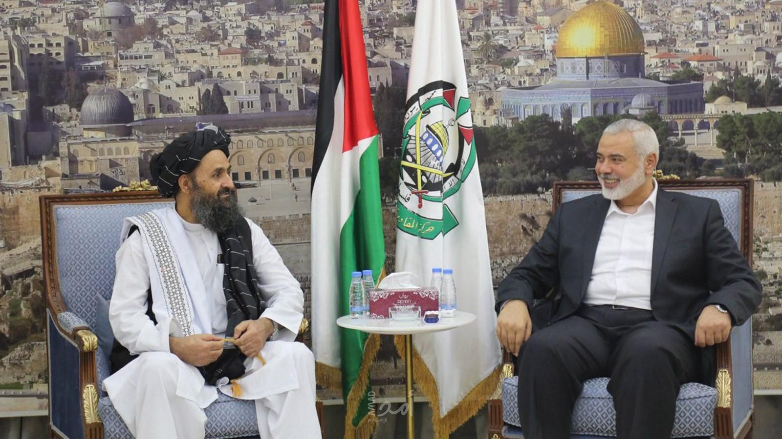 صحف ودوائر صحفية غربية ودولية تتابع علاقات حم-اس مع طالبان