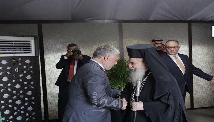 البطريرك ثيوفيلوس الثالث يجدد البيعة للملك عبد الله الثاني وصياً على مقدسات القدس