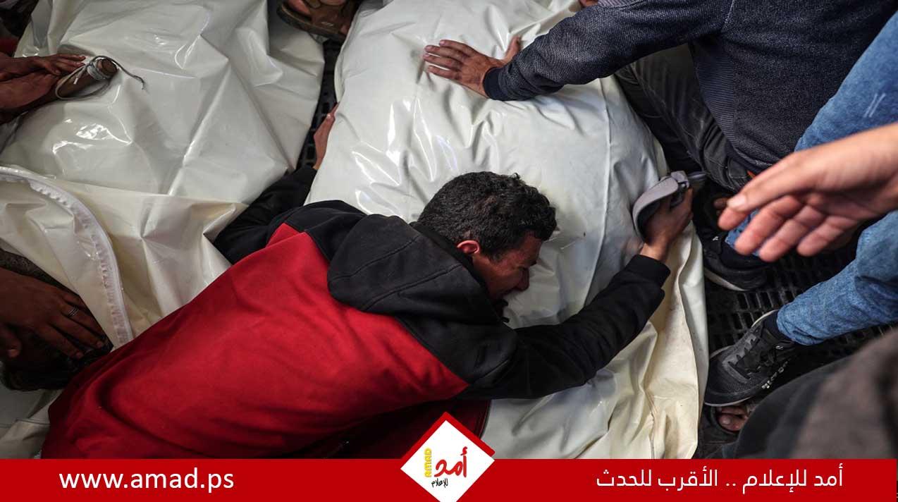 انتشال جثامين ستة شهداء من تحت أنقاض منزل شرق رفح