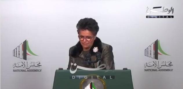 نائب كويتية تشيد بتعليم الفلسطينيين في بلادها