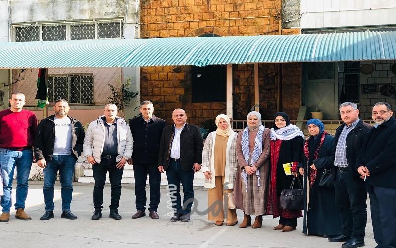 قلقيلية: لجان الشبيبة الثانوية تنظم فعاليات تضامن ووفاء للأسير كريم يونس