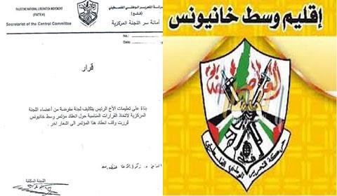 الرئيس عباس يقرر تأجيل مؤتمر فتح اقليم وسط خانيونس