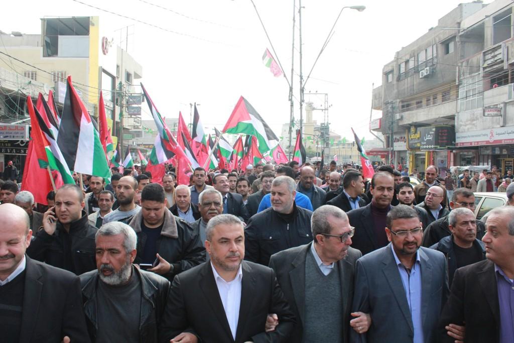بالصور .. رسائل الجبهة الديمقراطية في ذكرى الانطلاقة الـ47 بغزة