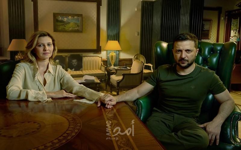 زيلينسكي وزوجته على صفحات مجلة فوغ للأزياء