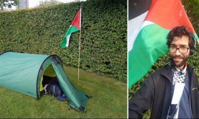 ناشط سويدي يقطع 4800 كم سيراً على الأقدام نحو فلسطين