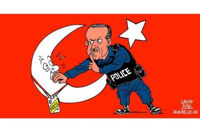 ديكتاتوية أردوغان ضد حرية وسائل الاعلام