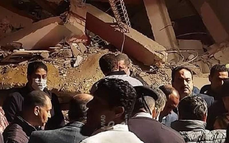 محدث- مقتل  9 أشخاص وإصابة 7 آخرين بانهيار مبنى سكني في عمّان - فيديو