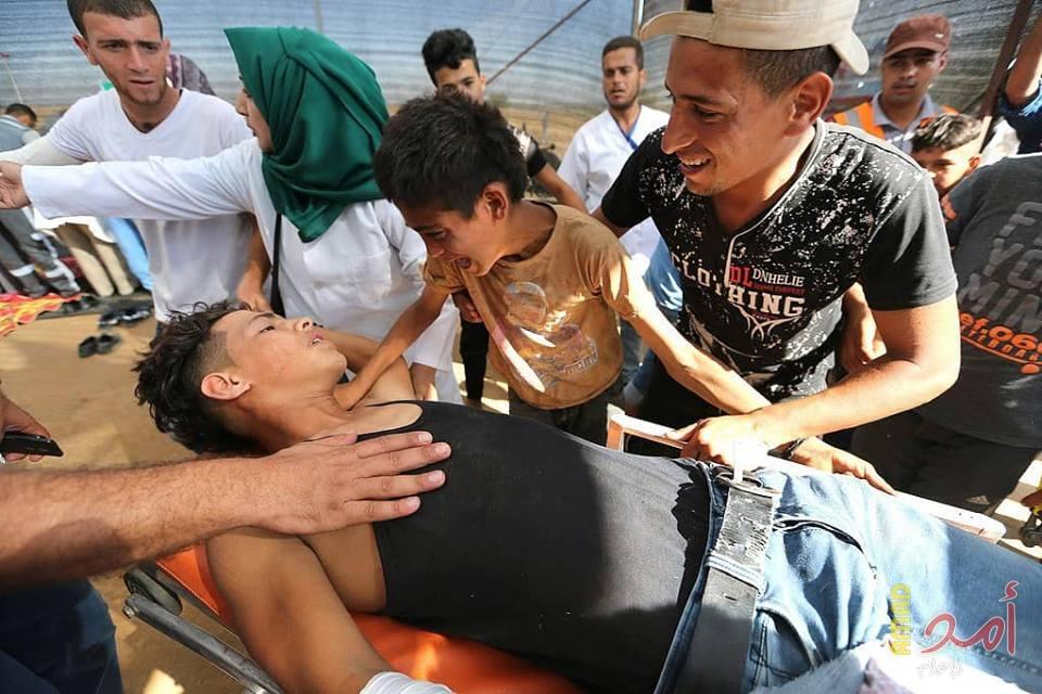 "الميزان" قوات الاحتلال تستهدف المدنيين في المسيرات السلمية بغزة وتقتل إثنين