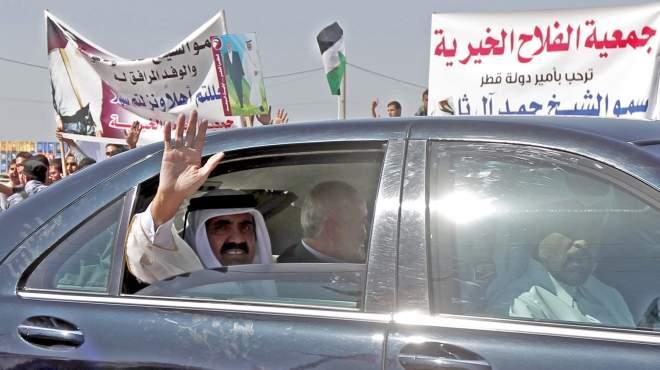 الرئيس يهاتف أمير قطر السابق ويطمئن على صحته