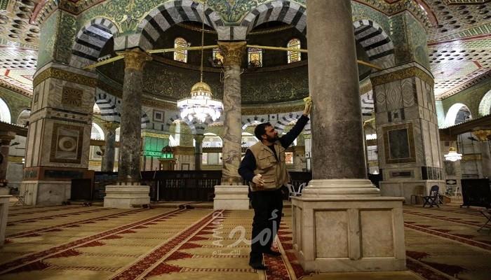 الأوقاف: قطع أسلاك مكبرات الصوت في الأقصى