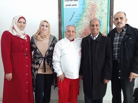 اختتام دورة الاسعافات الاولية في جمعية امجاد بغزة