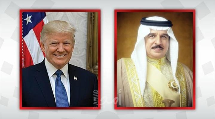 ملك البحرين يؤكد لترامب أن السلام خيار استراتيجي للمملكة