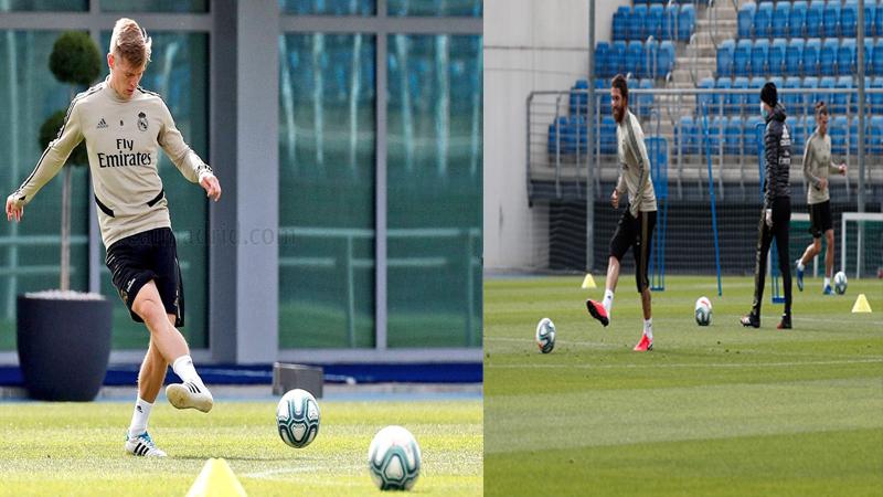 "الملكي" يستأنف تدريباته للمرة الأولى بعد توقف شهرين