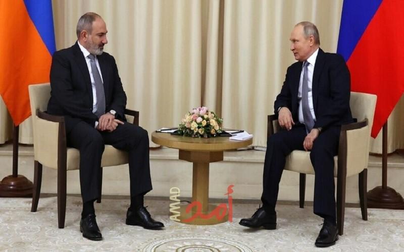 بوتين ورئيس وزراء أرمينيا يبحثان الوضع حول قره باغ
