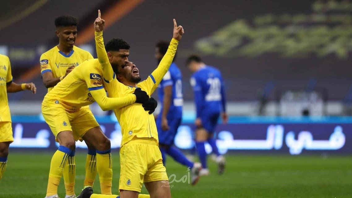 النصر يهزم الهلال بثلاثية بيضاء ويتوج بطلًا لكأس السوبر السعودي