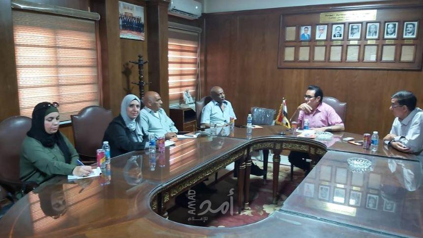 الاتحاد الوطني لعمال فلسطين يلتقي النقابة العامة للعاملين في مصر
