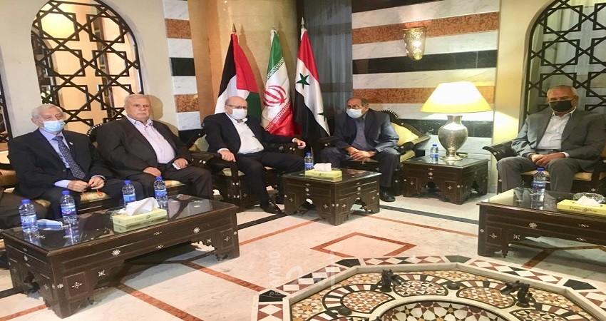 وزير الخارجية الإيراني يلتقي قادة الفصائل الفلسطينية في دمشق