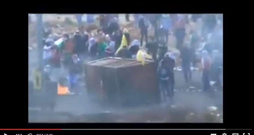 كاميرات جنود الاحتلال توثق الجرائم ضد المواطنين خلال مواجهات الضفة