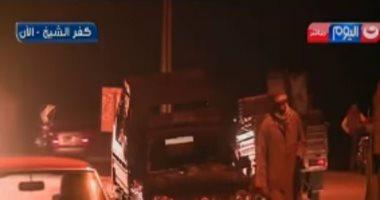 مصرع شخص وإصابة 3 من عناصر الشرطة المصرية فى انفجار قتبلة بكفر الشيخ