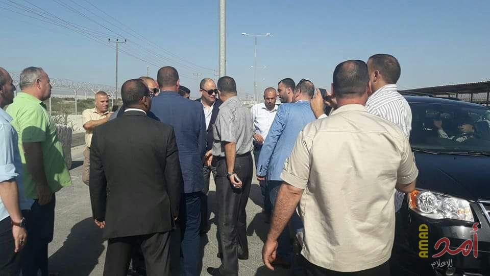 صور- وصول الوفد الأمني المصري إلي قطاع غزة عبر معبر بيت حانون "إيرز"