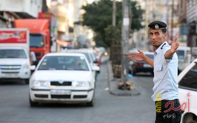 حالة الطرق في غزة الخميس