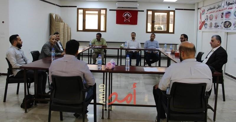الديمقراطية تستقبل وفداً قيادياً من الجهاد في مقرها بسوريا