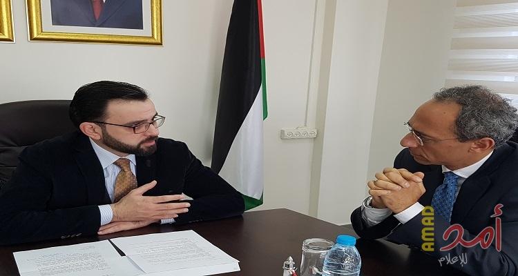 بسيسو يبحث والقنصل الإيطالي العام مواضيع عدة تعزز التعاون الثقافي بين البلدين