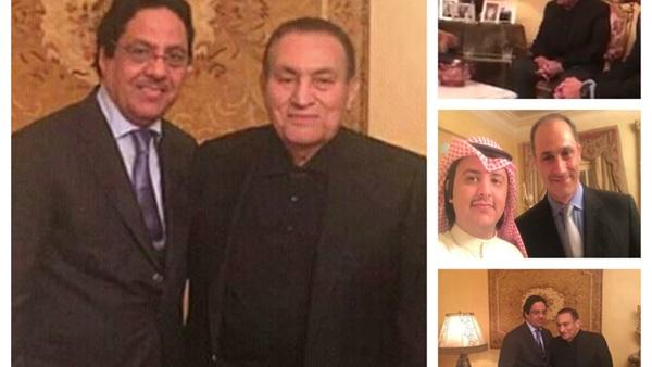 فيديو - أول ظهور لـ"مبارك" في  فيلته مع نائب رئيس "الأمة الكويتى" السابق