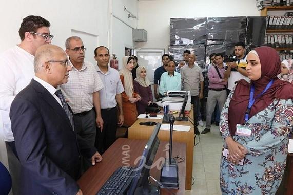 بلدية غزة تفتتح مشروع استكمال الأرشفة الالكترونية لملفات أرشيف البلدية