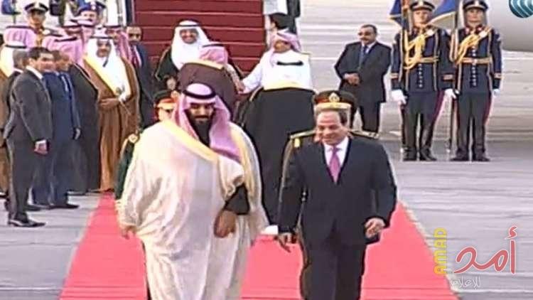 فيديو.. محمد بن سلمان يصل إلى القاهرة والسيسي في استقباله