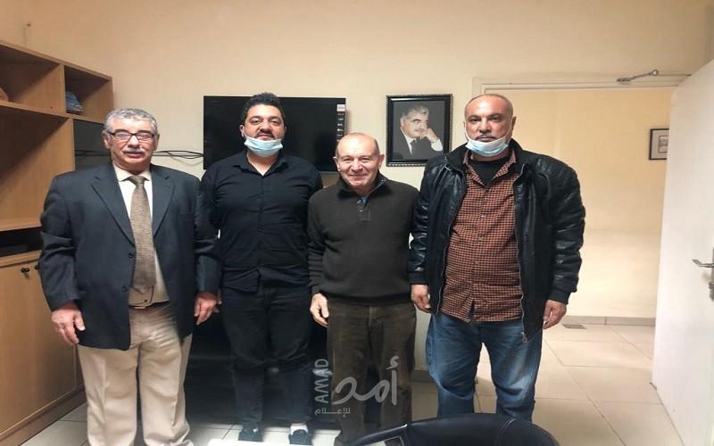 وفد من النضال الشعبي يبحث مع النائب عن تيار المستقبل د. علوش الأوضاع في المخيمات الفلسطينية