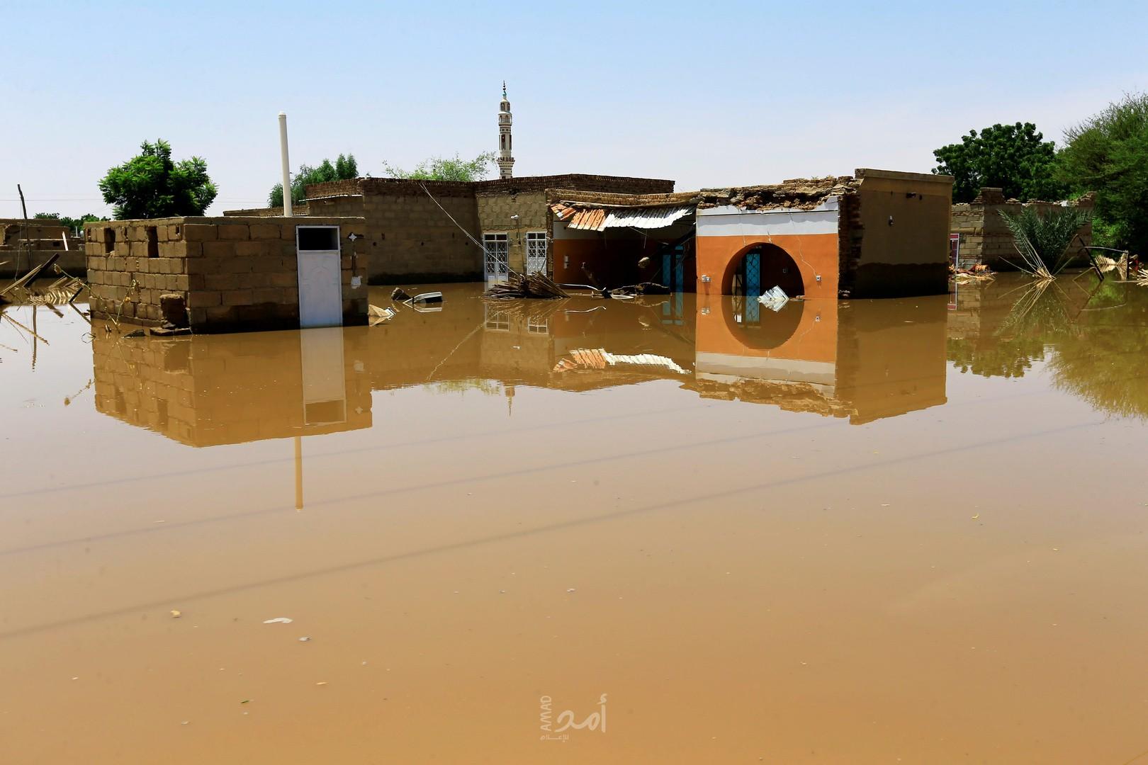 انهيار مفاجئ لأحد السدود في السودان وتدمير أكثر من 600 منزل