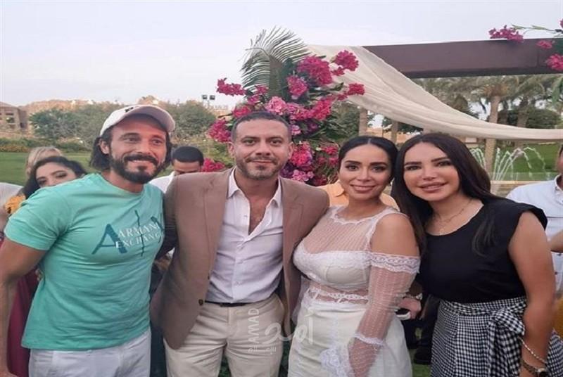 محمد فراج وبسنت شوقي يحتفلان بزفافهما بطريقة ملفتة.. فيديو