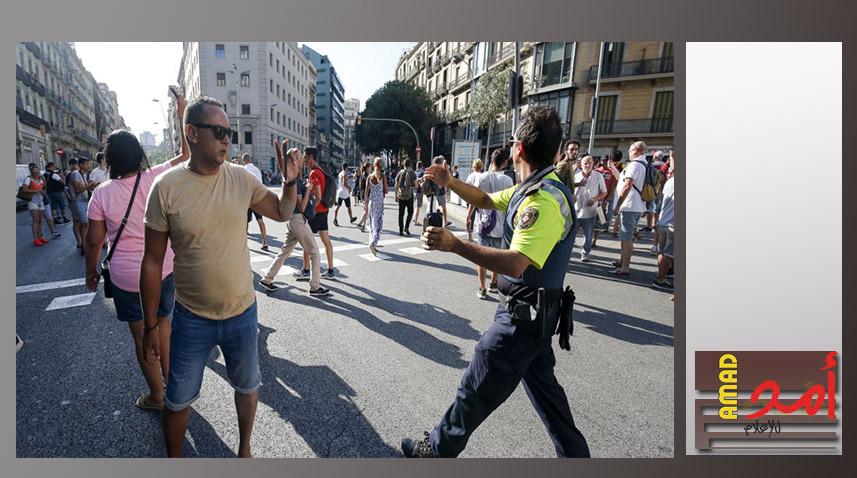 القضاء على أحد المشتبه بهم في تبادل لإطلاق النار في برشلونة