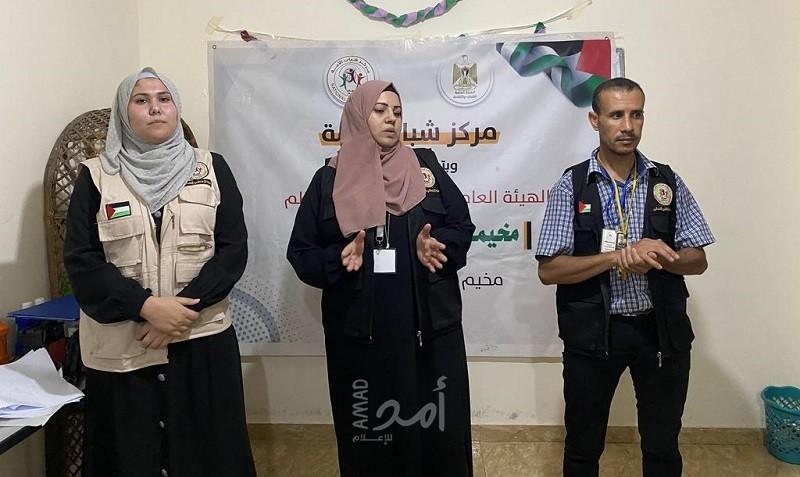 خانيونس: شباب الأمة يطلق مخيم الشابات (4)