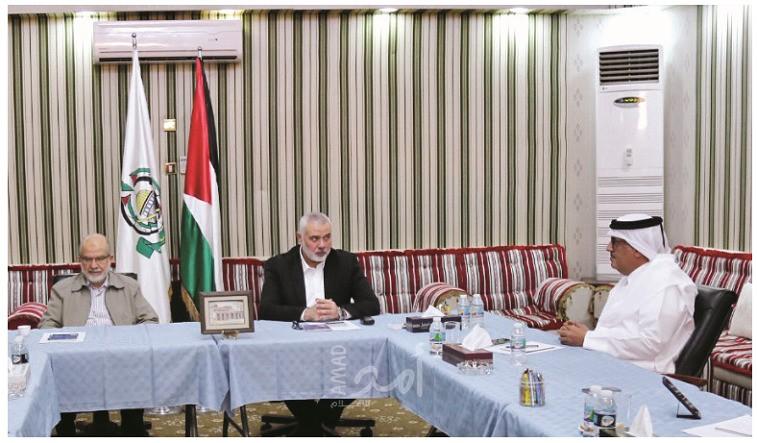 هنية: "قطر" الدولة الأولى في دعم الشعب الفلسطيني وإشـغـالها يهدف للانقضاض على القضية الفلسطينية"