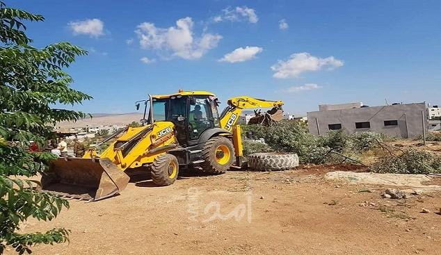 قوات الاحتلال تشن حملة هدم لمنشآت زراعية في خربة حمصة بالأغوار الشمالية