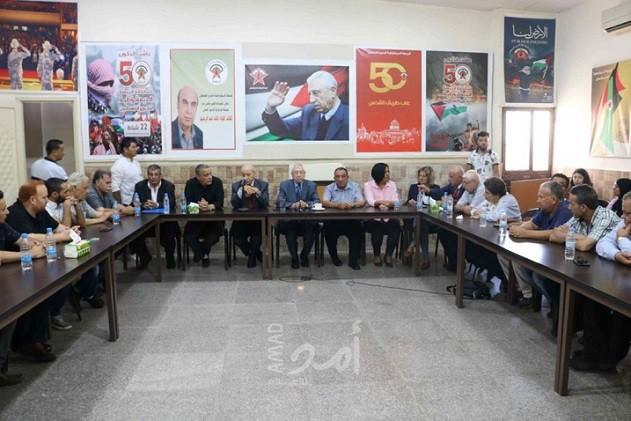 حواتمة: حالتنا الفلسطينية المقاومة والموحدة سنسقط اصفقة ترامب - نتنياهو وورشة المنامة