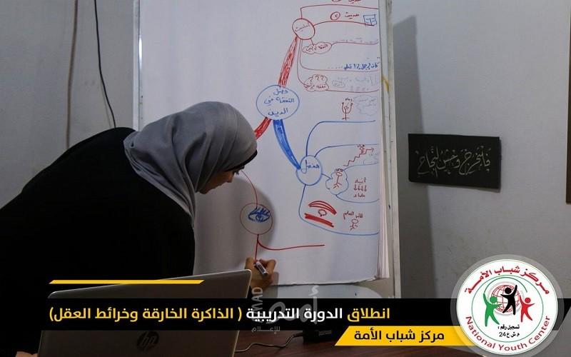 شباب الأمة يختتم الدورة التدريبية "الأصيل الذهبي" بغزة