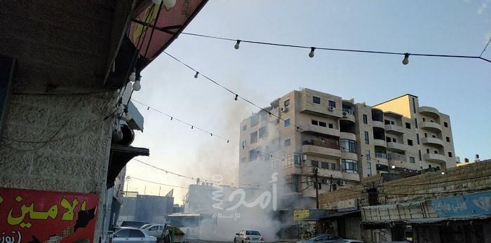 اصابة شاب خلال التصدي لاقتحام قوات الاحتلال والمستوطنين في نابلس والقدس