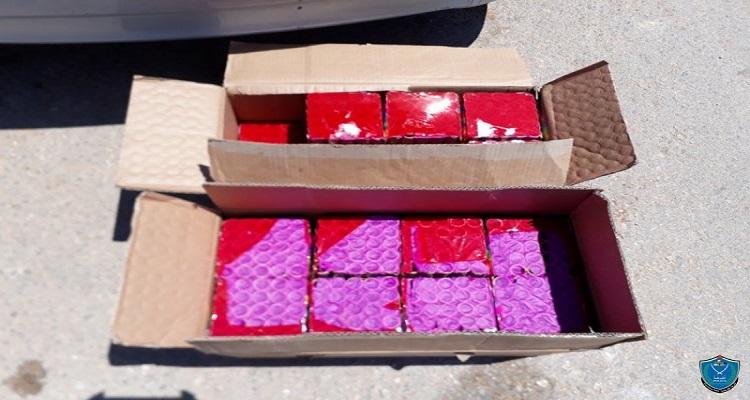المباحث العامة تضبط 1345 قطعة مفرقعات بغزة والشمال