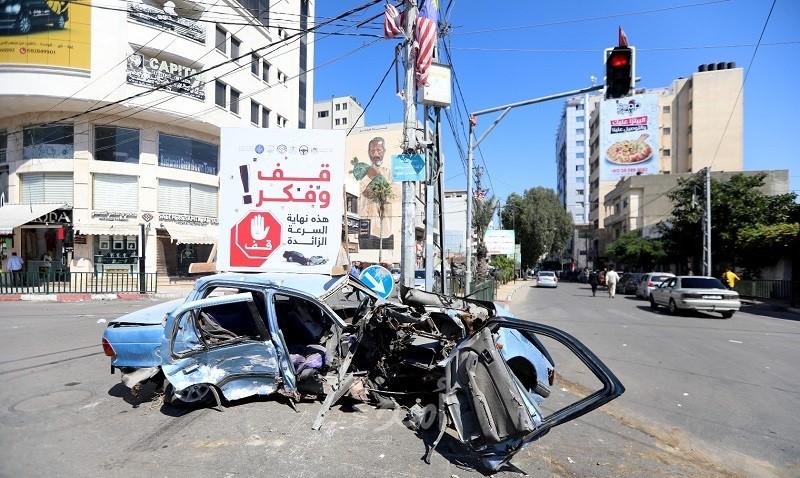 مرور غزة: حالة وفاة و(5) إصابات في 11 حادث سير